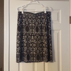NWOT Max Studio Boho Print skirt - L
